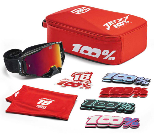 100% Armatic Jett Lawrence LE MX Offroad Goggle Pack