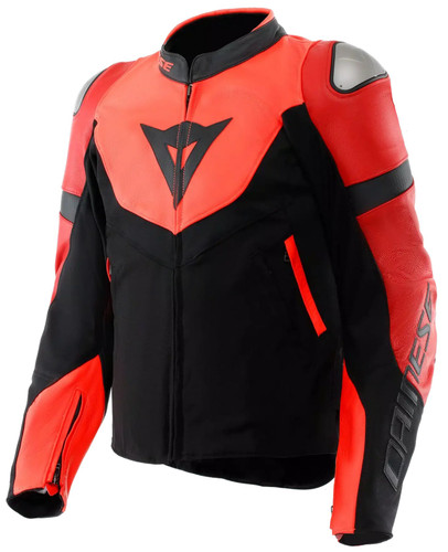 Dainese Iperattiva Mens Leather/Textile Motorcycle Jacket