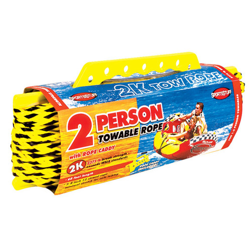 Airhead 2K Watersports Yellow/Black Tube Tow Rope (57-1522)