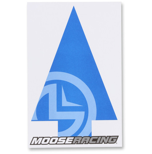 Moose 50pk Race Course Direction Tags Blue Arrows on White (9901-0324)