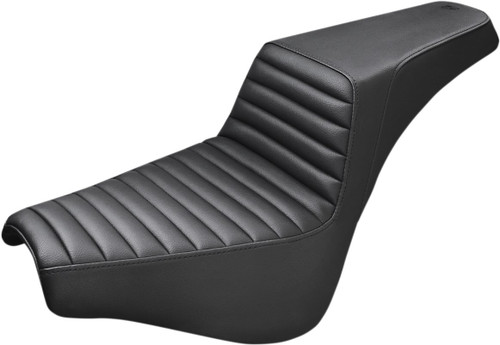 Saddlemen Step-Up Tuck & Roll Black Motorcycle Seat (879-03-171)