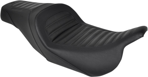 Saddlemen Slim RP Roll-Pleated 2-Up Black Seat (808-07B-161)