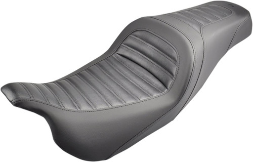 Saddlemen Slim RP Roll-Pleated 2-Up Black Seat (808-07B-161)