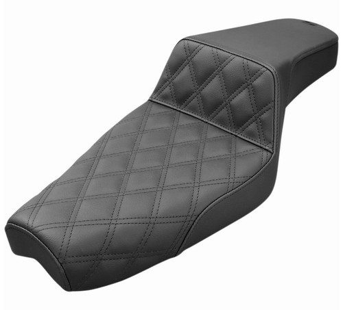 Saddlemen Step-Up Lattice Stitch Seat '04-20 XL Sportster 4.5 Tank (807-03-172)