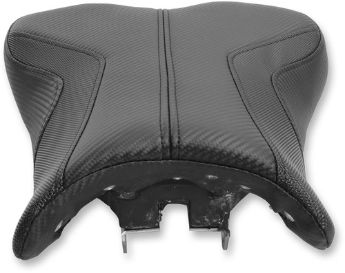 Saddlemen GP-V1 Carbon/Black Solo Seat w/Passenger Cover (0810-K064)