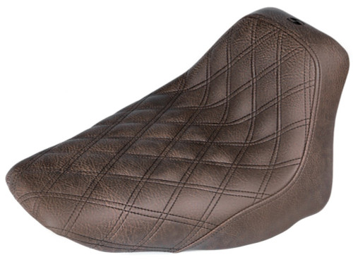 Saddlemen Renegade Solo Lattice Stitch Brown Motorcycle Seat (806-15-002BLS)