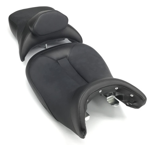 Saddlemen Adventure Track Low Solo Seat w/Lumbar and Pillion (0810-BM32LR)