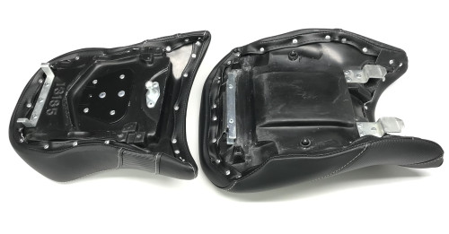 Saddlemen Adventure Low Profile Solo Seat w/Lumbar and Pillion (0810-BM33LR)