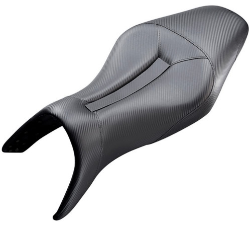 Saddlemen Gel-Channel Track CF Carbon/Black Seat (0810-Y127)