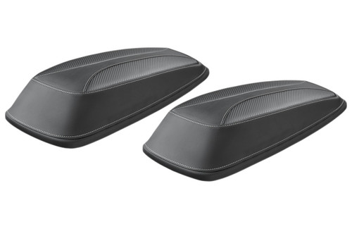 Saddlemen Dominator Black Saddlebag Lid Chaps/Covers (L870-14-D)