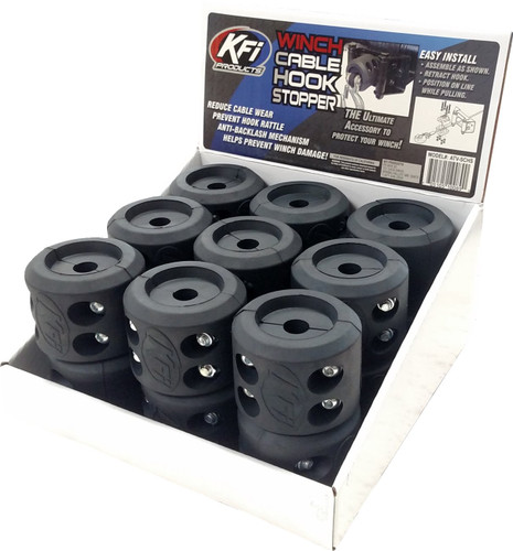 KFI Split Cable Winch Hook Stopper (18-Pack) (BOX-SCHS)
