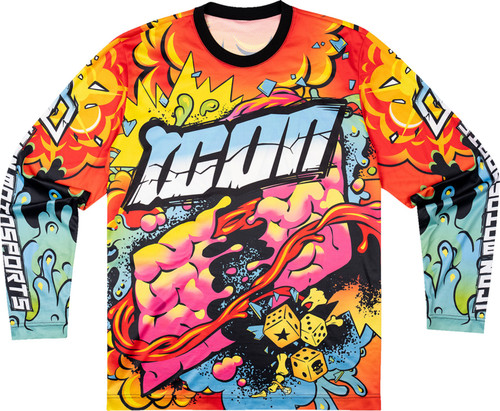 Icon Scatterbrain Mens Long Sleeve Jersey
