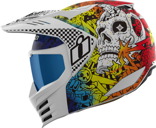Icon Elsinore Doodle 3 Dual Sport Motorcycle Helmet