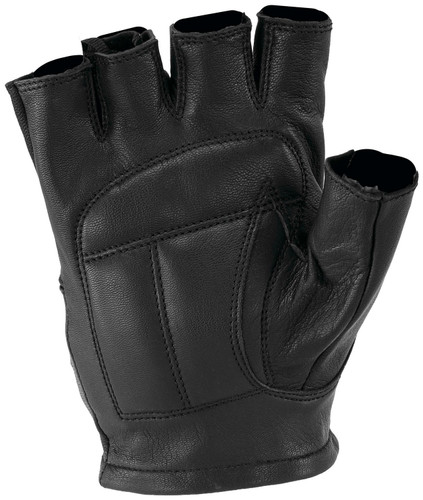 Kuryakyn Diamond Womens Leather Motorcycle Fingerless Gloves