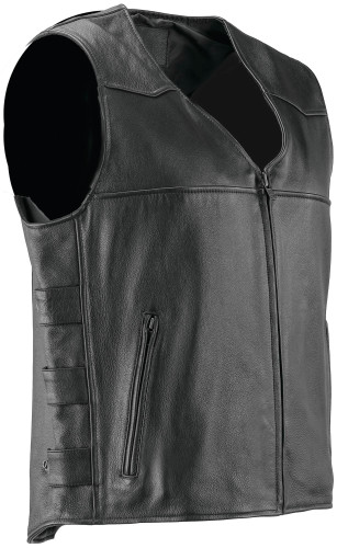Kuryakyn Plains Mens Leather Motorcycle Vest