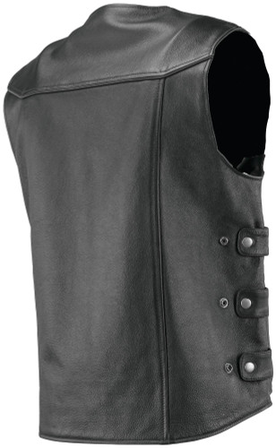Kuryakyn Plains Mens Leather Motorcycle Vest