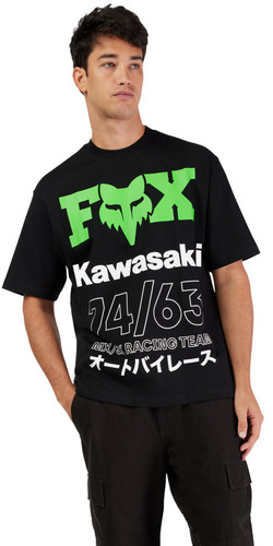 Fox Racing Kawasaki Oversized Mens Short Sleeve T-Shirt