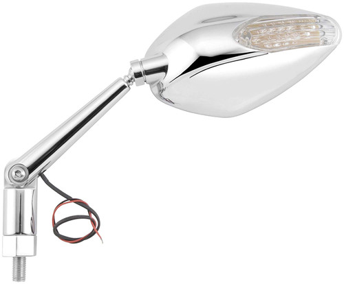 BikeMaster Candy Drop Custom Naked Chrome Mirror (600265)