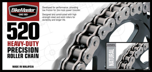 BikeMaster 520H Heavy Duty Precision Chain Natural 130 Links (197656)