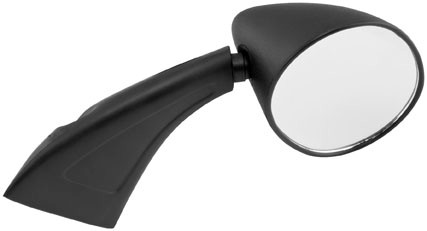 BikeMaster OE Right Black Motorcycle Mirror (600234)