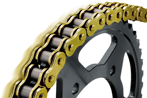 BikeMaster 428H Heavy Duty Precision Roller Chain Gold 134 Links (197631)