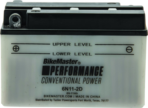 BikeMaster Standard Battery 88 Cranking Amps 151L X 71W X 100H mm (781086)