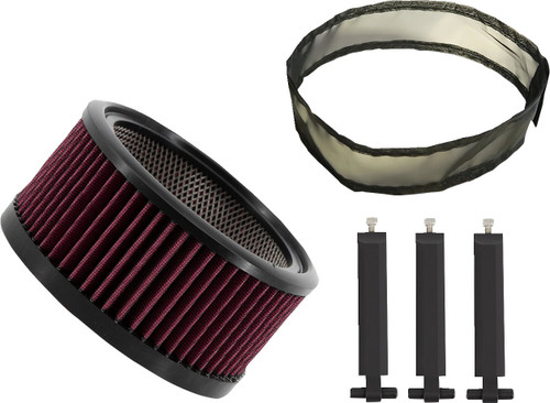 Trask Big Power Black Air Filter Kit (TM-1020-BPBK)