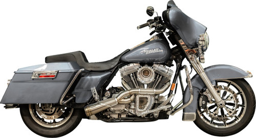 Trask Big Sexy 2-into-1 Raw Stainless Exhaust System (TM-5120)