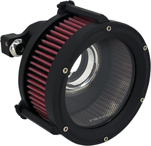 Trask Assault Charge High-Flow Flat Black Air Cleaner Kit (TM-1022-BK)