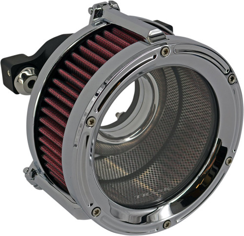 Trask Assault Charge High-Flow Chrome Air Cleaner Kit (TM-1022CH)