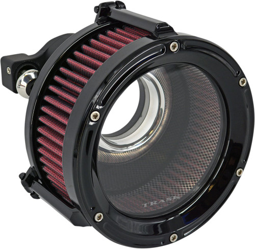 Trask Assault Charge High-Flow Gloss Black Air Cleaner Kit (TM-1022GBK)