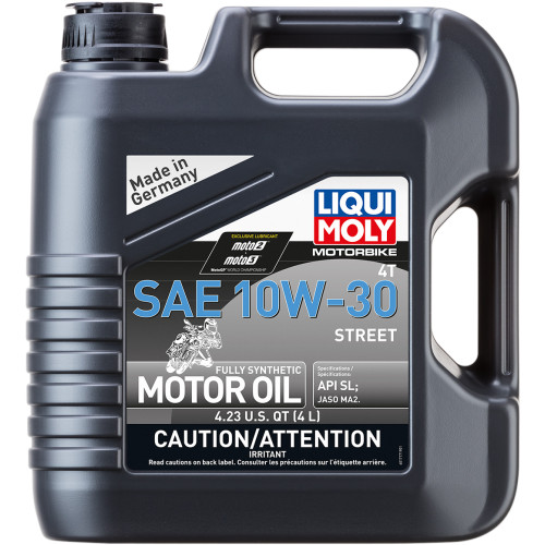 Liqui Moly 10W-30 Street 4T Oil 4 Liters (20420)