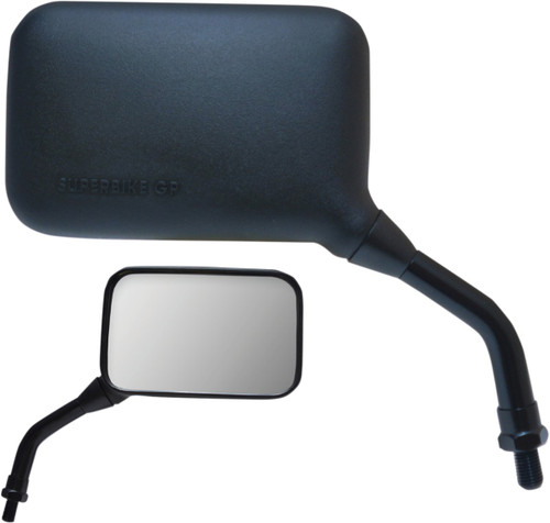 Parts Unlimited AX Short Right Side View Mirror (0640-0924)