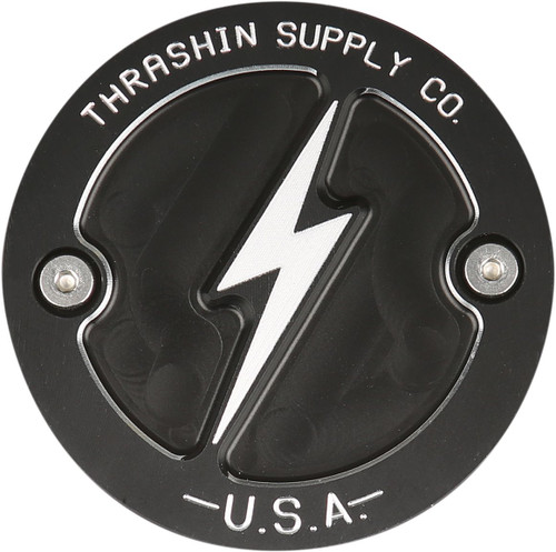 Thrashin Supply Dished Black Points Cover (TSC-3027-4)