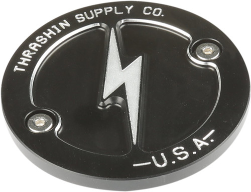 Thrashin Supply Dished Black Points Cover (TSC-3027-4)