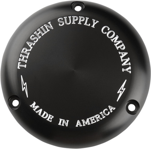 Thrashin Supply Classic Black Derby Cover (TSC-3000-4)