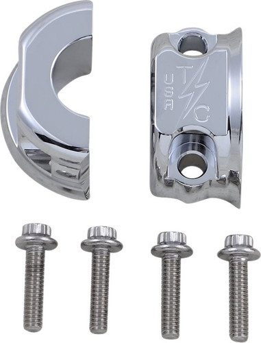 Thrashin Supply Clutch/Brake Chrome Perch Clamps (TSC-2703-3)