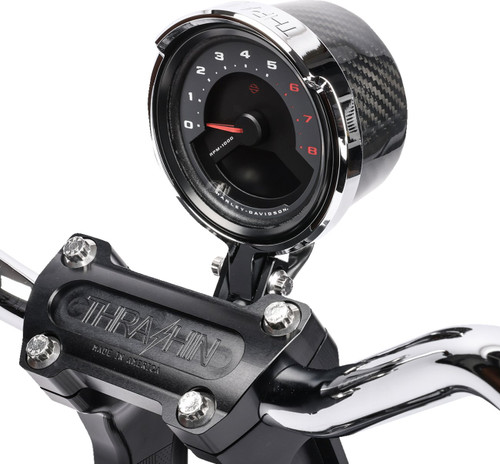 Thrashin Supply Chrome Gauge Relocation Kit (TSC-2710-3)