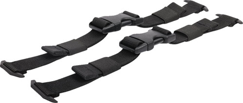 Thrashin Supply Molle Black Bag/Luggage Strap Kit (TSB-0015)