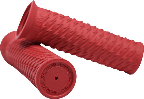 Thrashin Supply Bolt Red Grips (TSC-2708-2)