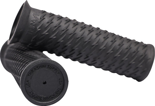 Thrashin Supply Bolt Black Grips (TSC-2708-1)