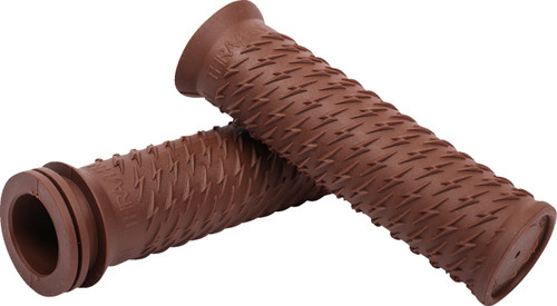 Thrashin Supply Bolt Brown Grips (TSC-2708-5)
