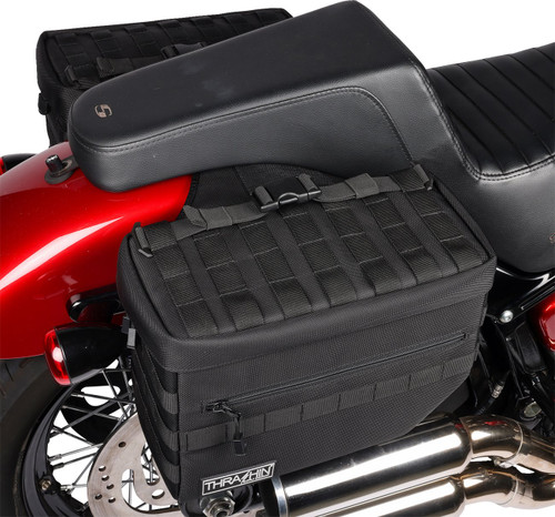 Thrashin Supply Escape Black Saddlebags (TSB-0007)