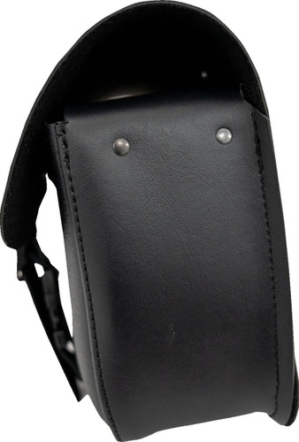 Wille & Max Black Jack Left Side 4.0L Swingarm Bag w/Black Buckle (59919-00)