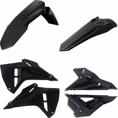 Acerbis Black Complete Plastic Body Kit (2985990001)