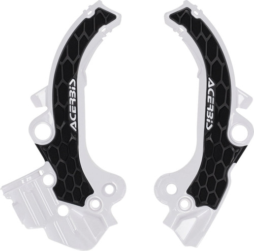 Acerbis X-Grip Frame Protectors| Black/White (2985891035)