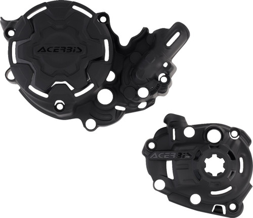 Acerbis X-Power Black Clutch/Ignition Cover Kit (2986210001)