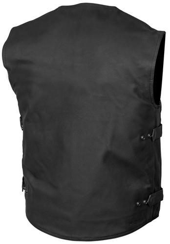 Noru IKA CCW Mens Leather Motorcycle Riding Vest