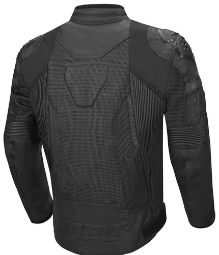 Noru Kaneda Mens Leather Motorcycle Jacket
