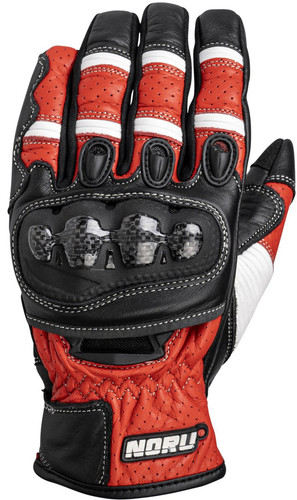 Noru Tekko Mens Leather Motorcycle Gloves